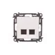 LEGRAND VALENA LIFE Dvojna računalniška vtičnica RJ45 kat. 6 UTP bela 753143