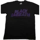 Black Sabbath Wavy Logo Embellished Black XL Majica
