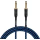 Cascha Professional Line Guitar Cable Blue Tweed 6 m Ravni - Ravni Instrumentalni kabel