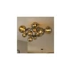 Brilagi - LED plafonski luster MILLA 10xG9/3W/230V crni hrom/zadimljeno staklo