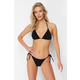 Trendyol Black Triangle Stone Regular Bikini Set