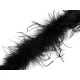 Boa - ptičje pero 21-24 g dolžina 1,8 m - črna