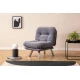 Atelier del Sofa Fotelja Misa 110x70cm Siva