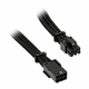 BitFenix Alchemy 6-Pin-PCIe-Verlängerungskabel, 45cm, sleeved - schwarz BFA-MAC-6PEG45KK-RP