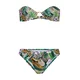 LSCN by LASCANA Bikini rjava / zelena / sivka / bela