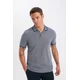 DEFACTO Roll-Up Collar Cotton Fabric Armband Slim Fit Polo Neck T-Shirt