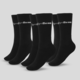 GymBeam Čarape 3/4 Socks 3Pack Black