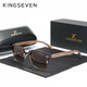 KINGSEVEN Naočare za sunce W5516 braon
