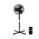 Nedis FNST15CBK40 - Talni ventilator 40W/230V črn