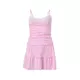HOLLISTER Obleka svetlo roza/bela