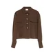 COMMA Bluza temno rjava