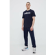 adidas Majica Essentials Single Jersey Linear Embroidered Logo T-Shirt IC9275 Modra Regular Fit