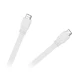 Cabletech ploščati kabel hdmi-hdmi bele barve 2,0 V 1,8 m