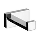 OMNIRES LU30110CR - Zidna kuka LUGANO sjajni hrom