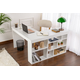HANAH HOME Radni sto Vesper Natural White