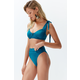 Trendyol Blue High Waist Hipster Bikini Bottom