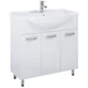 Omarica pod umivalnikom Eve 85 cm 3 vrata bela