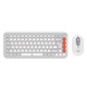 LOGITECH Tipkovnica in miška POP Icon Combo, Bluetooth, bela, SLO g.