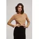 Marisse Ribbed Turtleneck Blouse