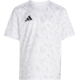 ADIDAS PERFORMANCE Funkcionalna majica  siva / črna / bela