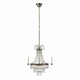 Markslöjd 105157 - Kristalni luster na lancu MARIELUND 3xE14/40W/230V mesing