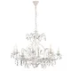 Lesnina KRISTALNA VISEČA SVETILKA Ivory 70/105 cm E14