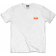 AC/DC Unisex majica Logo White (Back Print/Retail Pack) S