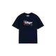 TOMMY HILFIGER Majica  temno modra / rdeča / bela