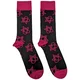 HIM Mini Pink Heartagrams Black 40-45 Nogavice