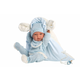 Llorens 73859 NEW BORN BOY - realistična lutka za bebe s cijelim vinilom - 40 cm