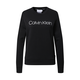 Calvin Klein Sweater majica, crna / bijela