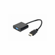 CABLEXPERT Adapter HDMI na VGA, črn