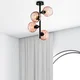 Opviq Luster Benek-15-14493, 40x40x55cm, IP20, Crno-rozi