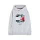 TOMMY HILFIGER Majica pegasto siva/temno zelena/krvavo rdeča/črna