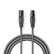COTH15010GY50, Balansirani audio kabl, XLR 3-pinski muški, XLR 3-pinski ženski, Niklovani, 5,00 m