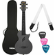 Cascha HH 2258E Koncertne ukulele Black