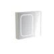 Ogledalo-omarica Simpla 75 LED Cream White