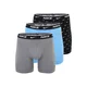 NIKE Underwear Boksarice svetlo modra/siva/črna