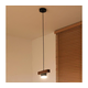 Duolla - Luster na lanku IRONLINE 1xGX53/3W/230V borovina/hrast/crna