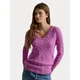 Polo Ralph Lauren Pulover 211971866504 Roza Slim Fit