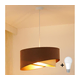 Brilagi - LED luster na sajli LYRA 1xE27/15W/230V braon/krem/zlatna
