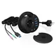 IcyBox Namizni hub ib-hub1430 80 mm, 4x USB 3.0 tip A, avdio vhod/izhod, priključek 220 V