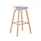 Barska stolica 81x51 cm bež/bela
