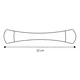 Flamingo igrača plavajoča palica modro-zelena 32cm - Dental igrače - Flamingo