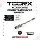 Toorx Power Training 120 Barbell – valovita EZ olimpijska palica – dolžina 120 cm, teža 9 kg, max. obr. 300 kg – po naročilu (dobava 10 do 14 dni)