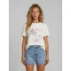 Funky Buddha Top kremna/bordo