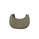 LANCASTER Paris Torba za čez ramo Lancaster Sac besace Zippé S Suede Kaki Foncé rjava