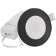 Emos zv1164 Led panel lori ugradni okrugli crni 4,5w 345lm ip65 8,5x2,9cm cct ( 3640 )