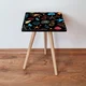 Hanah Home Klub sto Shp376, 35x42x35 cm, Crni