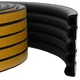 vidaXL Samolepilni tesnilni trak za okna Črna 9 x 8 mm 100 m EPDM pena